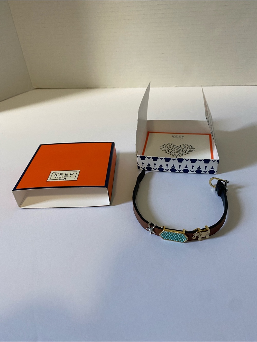 The Keep Collective Bracelet Elephant Turquoise Starfish Charms